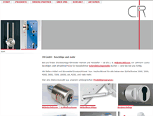 Tablet Screenshot of cr-gmbh.eu